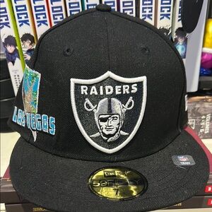 New Era Raiders Black Cap